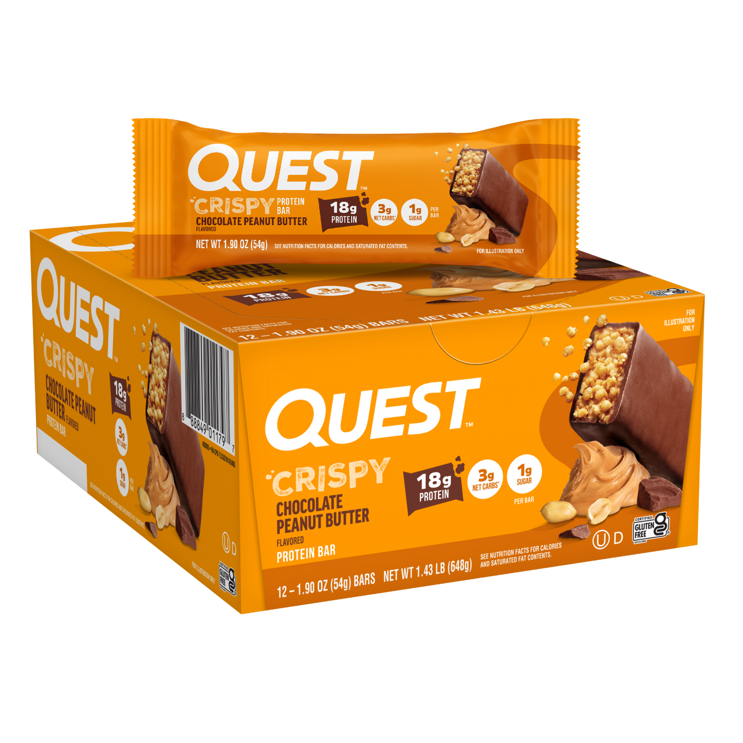 chocolate-peanut-butter-crispy-hero-protein-bars-w4 400095_QN_USA_Pkg_Crispy_ProteinBar_CPB_12ctCarton_3D_Composite_Force.png